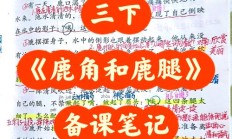鹿腿与鹿角（鹿角和鹿腿是什么原因）